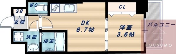 ワールドアイ大阪緑地公園の物件間取画像